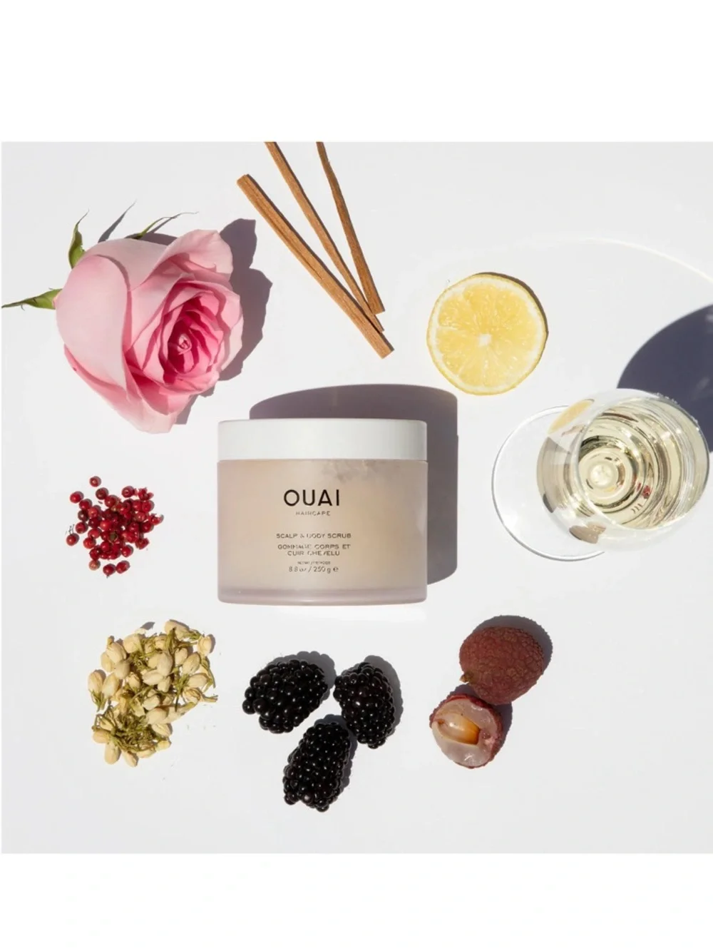 NIB: OUAI Scalp & Body Sugar Scrub Melrose Place 3.4oz Cleanser Exfoliant New! - Picture 7 of 11